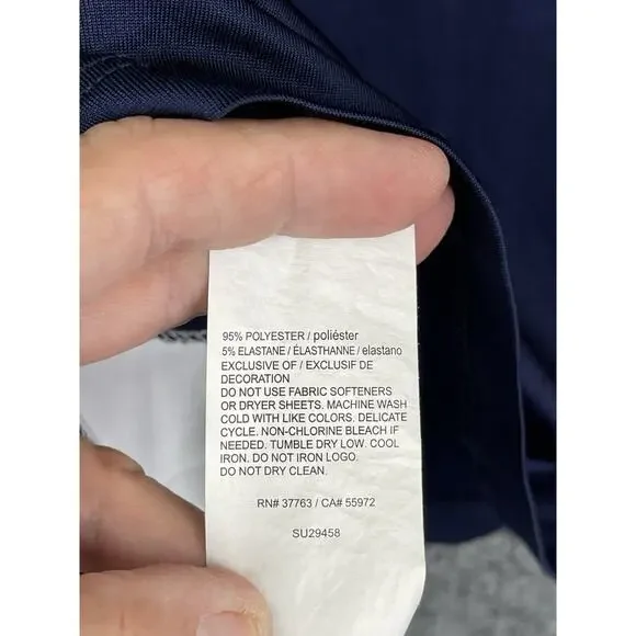 Callaway Women's Golf Polo XL OPTI-DRI Short Sleeve Blue, White and Green - Picture 8 of 9